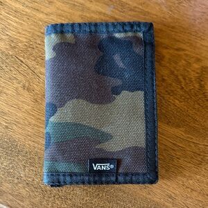 Vans Camouflage Velcro Wallet Card Holder